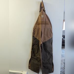 Carhartt Bib Overalls With Chaps. Like New